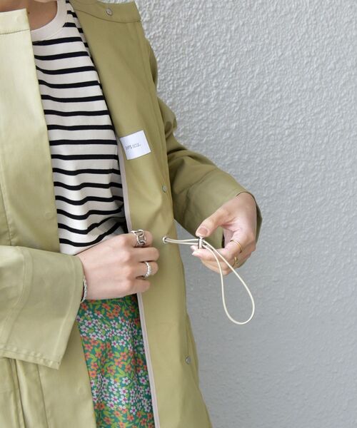 SHIPS any レディース any: ノーカラー リバー コート3 : ZOZOTOWN