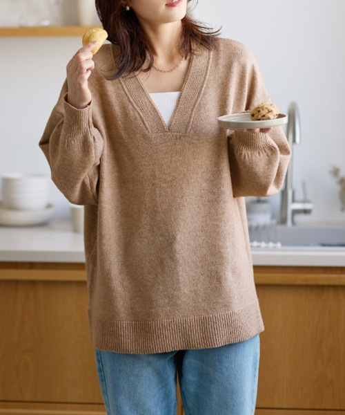 Viola e Viola（ヴィオラ エ ヴィオラ） ニット セーター 「洗える