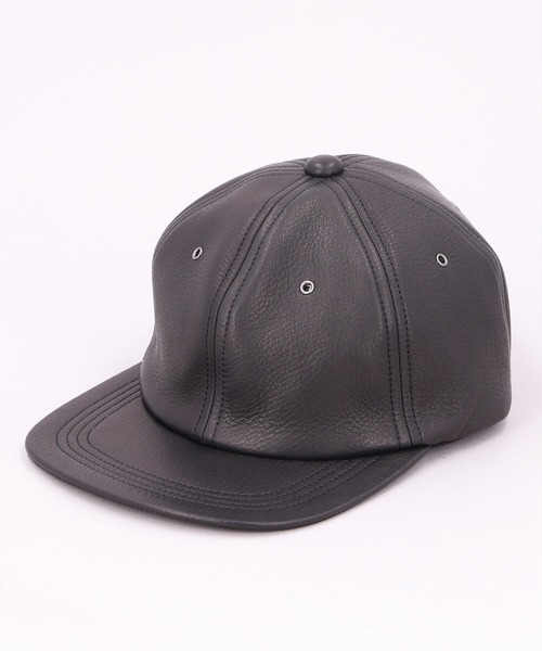 CA4LA（カシラ） キャップ 帽子 W COW LEATHER CAP メンズ : ZOZOTOWN