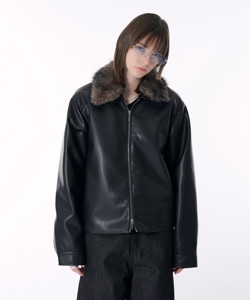 selle glant（セレグランテ） 革ジャン ライダース 2WAY DOUBLE ZIP