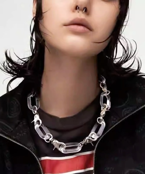 NOVESSEL ネックレス A'GEM/9 × .kom「NOVESSEL/ノベセル」クリア