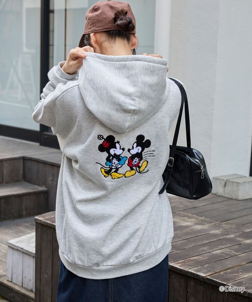 Disney（ディズニー） パーカー 「Disney」別注 ミッキーマウス