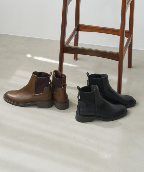 LE TALON（ル タロン） ブーツ モールドストレッチショートブーツ