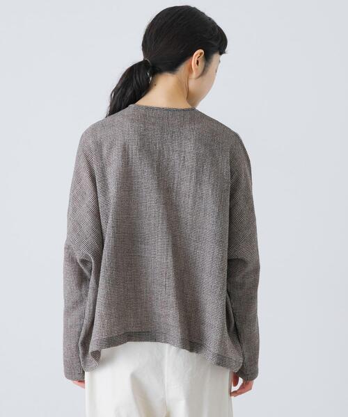 未使用 タグ付き かぐれ ボイルワイドプルオーバー ブラウス かぐれ