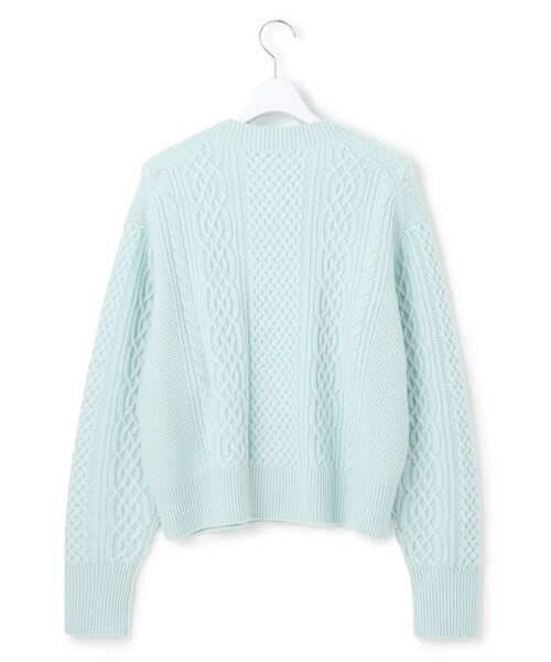 23区（ニジュウサンク） カーディガン カシミヤブレンド ケーブル