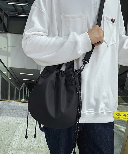 BENDER TOKYO ショルダーバッグ バッグ 「UNISEX」巾着バッグ 2way