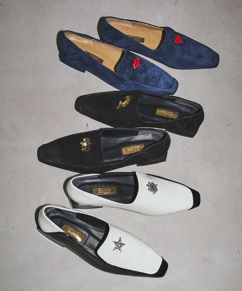 Le Talon GRISE（ル タロン グリーズ） ローファー GRISEレザーナロー