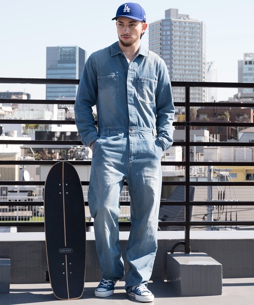 Beautiful Harmony オールインワン デニムオールインワンつなぎ メンズ