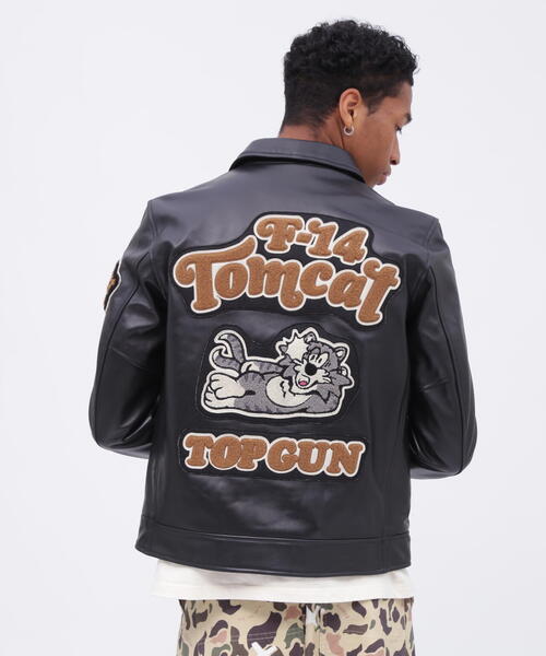 AVIREX（アヴィレックス） 革ジャン ライダース LEATHER JACKET TOMCAT