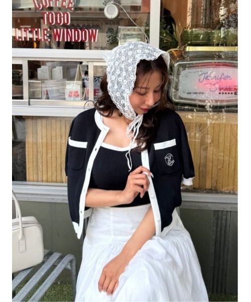 Her lip to アンサンブル Siena Bicolor Rib Knit Set : ZOZOTOWN