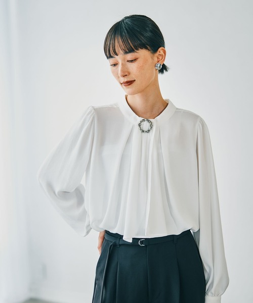 UNITED ARROWS（ユナイテッドアローズ） 長袖ブラウス 38 オフホワイト