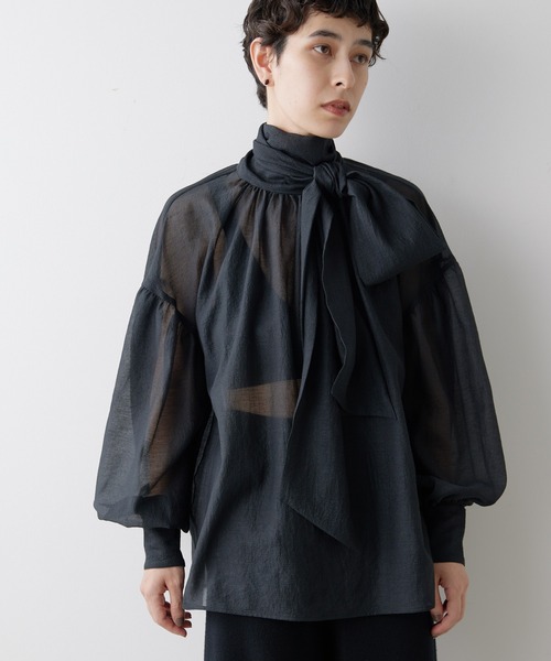 Whim Gazette ウィムガゼット 今季オーガンジーブラウス☆新品☆ Whim