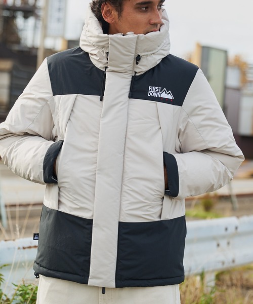 FIRST DOWN（ファーストダウン） ダウンジャケット ダウン ラップ