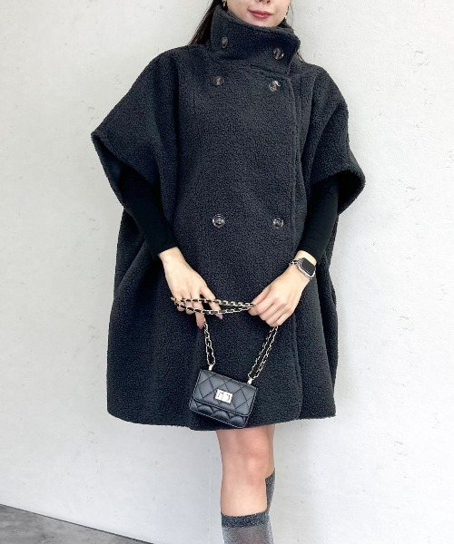 Per sist ence（パーシエンス） ポンチョ リバーシブルフェイク