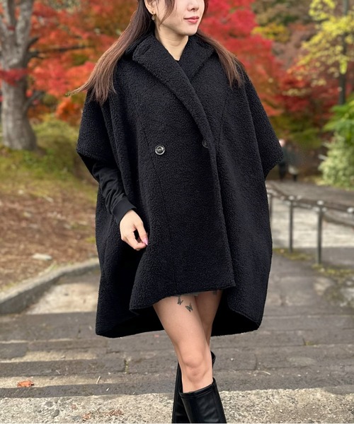 Per sist ence（パーシエンス） ポンチョ リバーシブルフェイク