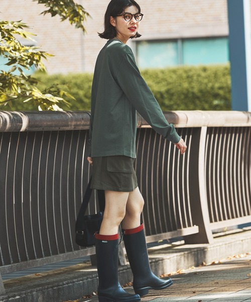 AIGLE（エーグル） 長靴 レインブーツ ミリカ ヒールラバーロング