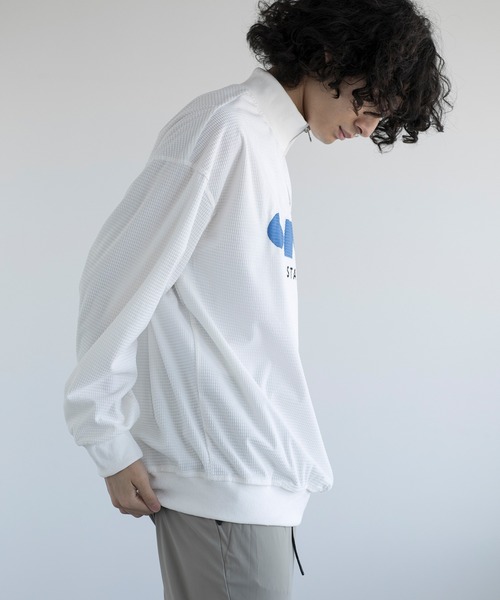 aimoha（アイモハ） トレーナー スウェット ハーフジップスウェット