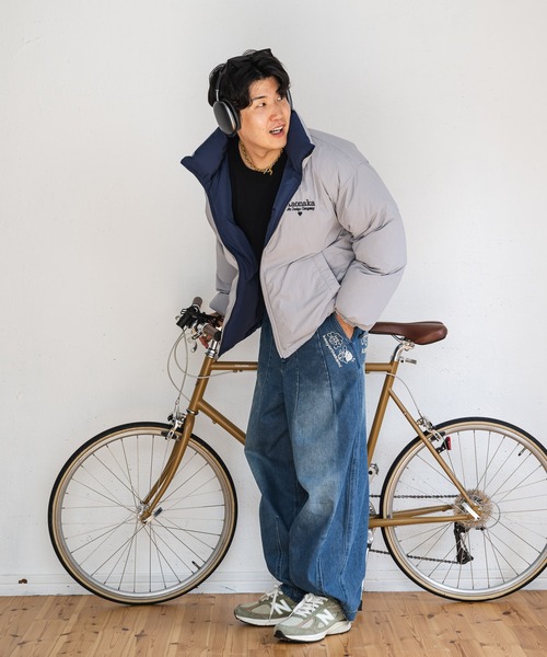 kaoyorinakami ダウンジャケット ダウン reversible down jacket