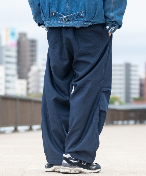 ROOT THREE（ルートスリー） カーゴパンツ 「3」ポリツイル ワイド