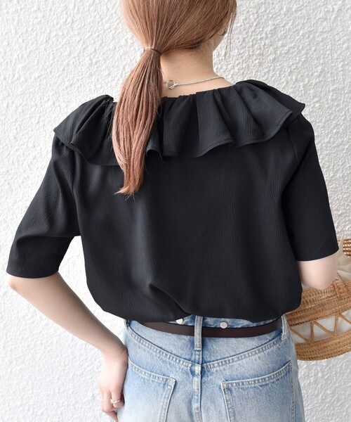 SHIPS any ブラウス シャツ 「WEB限定」SHIPS any:「洗濯機可能」ラフ