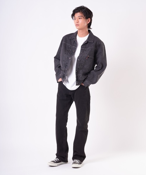 Levi's（リーバイス） ジーンズ 517(TM) ブーツカット ブラック メンズ