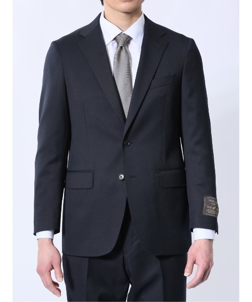 SUITIST セットアップ 「ウール混 ストレッチ」スーティスト 2ボタン2