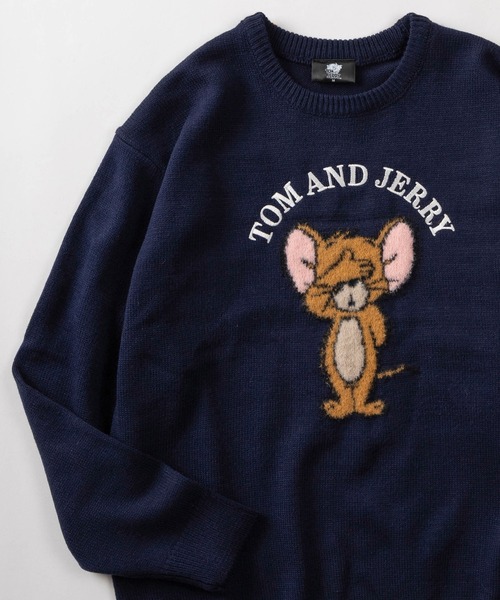 ニット セーター 「71」「TOM＆JERRY/トムとジェリー」ジェリー
