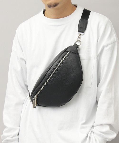 REGiSTA（レジスタ） ウエストポーチ スプリットレザー（牛床革