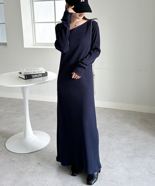 YOKO CHAN（ヨーコチャン） ノースリーブワンピース 38 グレー