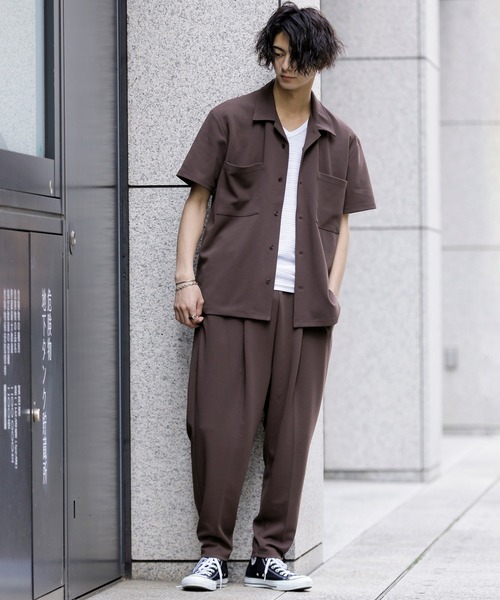 ADMIX/ATELIER SAB MEN セットアップ ジョーゼット ストレッチジャージ