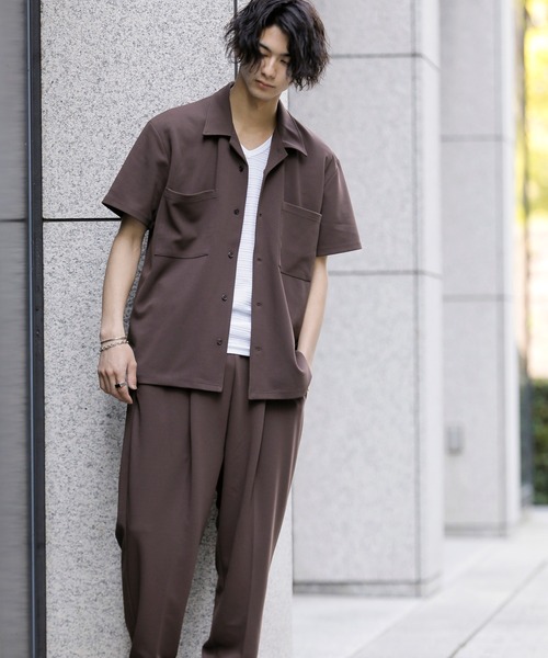 ADMIX/ATELIER SAB MEN セットアップ ジョーゼット ストレッチジャージ