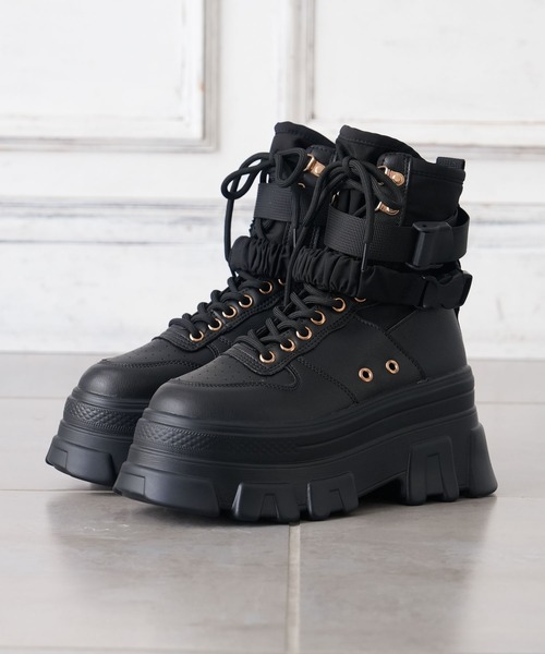 Diable baiser（ディアブルベーゼ） スニーカー Y2K厚底レースアップ