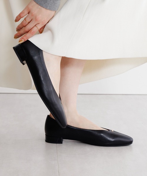 HIMIKO パンプス 「HIMIKO」「ZOZOTOWN限定デザイン」「本革」ゴールド