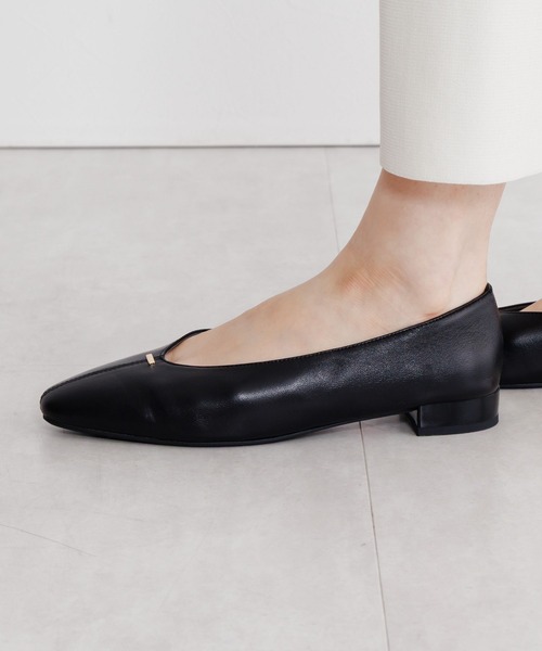 HIMIKO パンプス 「HIMIKO」「ZOZOTOWN限定デザイン」「本革」ゴールド