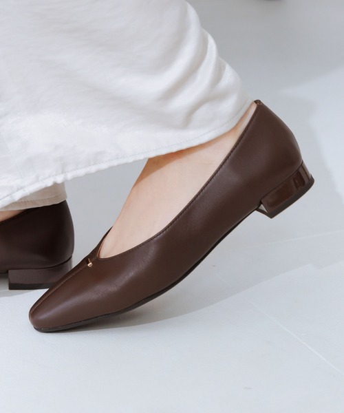 HIMIKO パンプス 「HIMIKO」「ZOZOTOWN限定デザイン」「本革」ゴールド