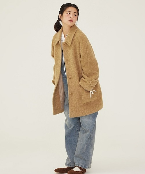 COVERNAT（カバーナット） コート アウター WOMEN'S BOUCLE HALF COAT