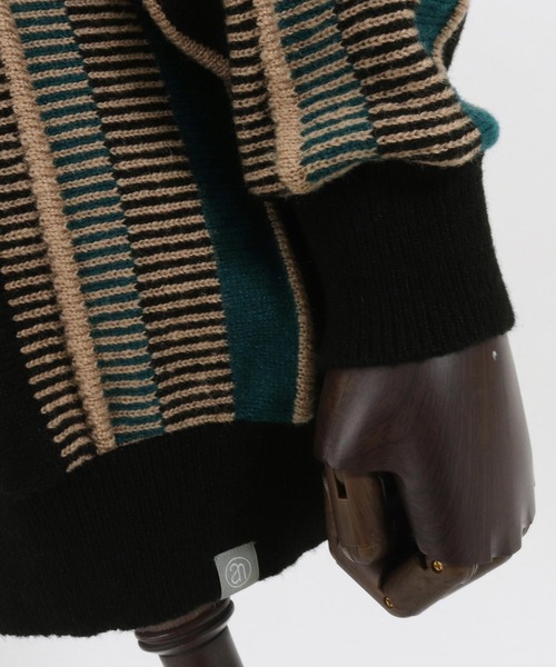 ANGENEHM（アンゲネーム） セーター ニット mn2827-マルチストライプ