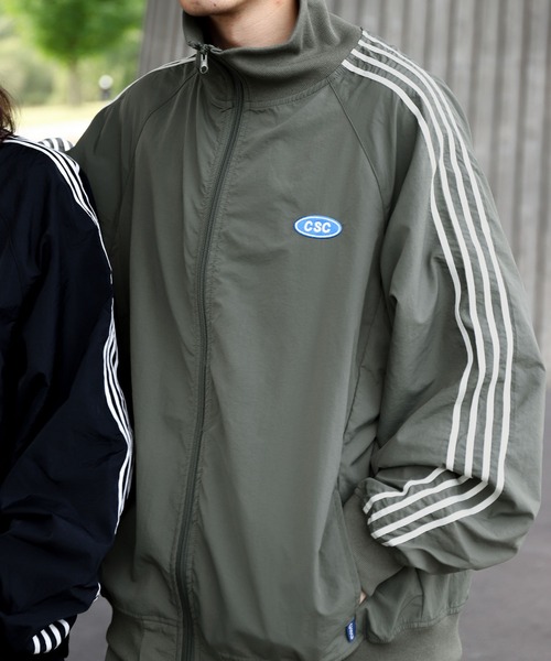 CHIKABA（チカバ） ナイロンジャケット 「CHIKABA SAUNA CLUB」 サイド