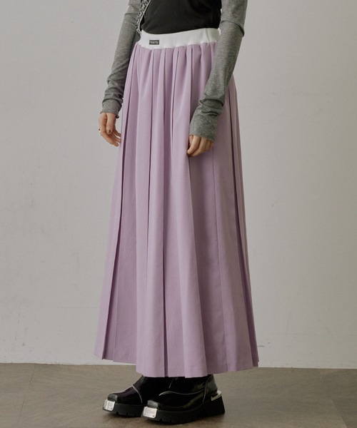 VIOLETTA（ヴィオレッタ） スカート ウエストリブプリーツロング
