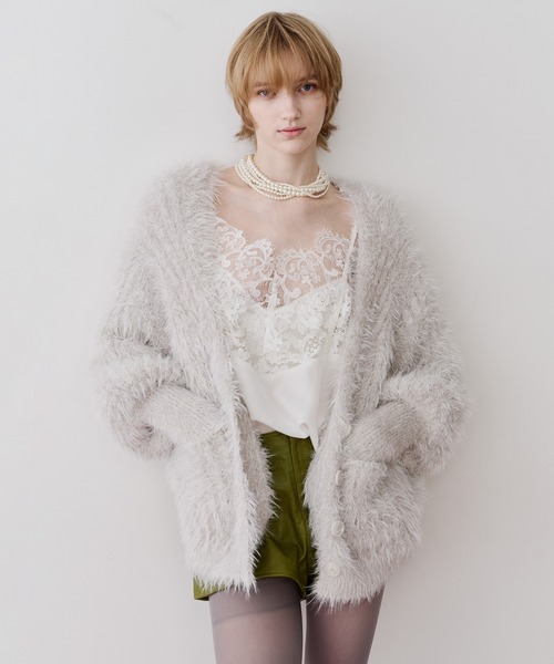 LA BELLE ETUDE（ラベルエチュード） カーディガン フェザーヤーン