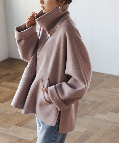 NOBLE（ノーブル） コート アウター 「追加」キャメルミックスリバー