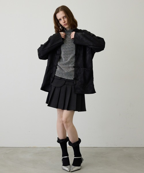 SEN TOKYO ブラウス シャツ 一枚で主役な上級見え。サテンタッチ