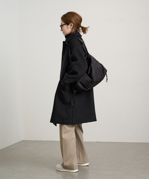 FRAMeWORK（フレームワーク） ステンカラーコート 36 ネイビー