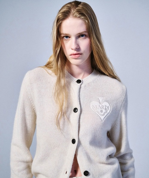 Mardi Mercredi（マルディメクルディ） カーディガン RACCOON BLENDED