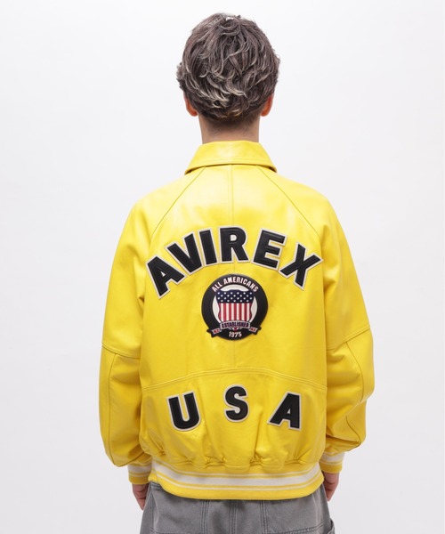 AVIREX（アヴィレックス） スタジャン LIGHT SIGNATURE VARSITY JACKET