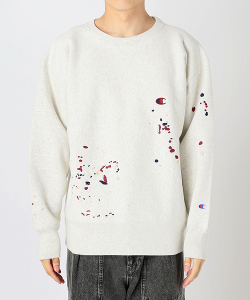 Champion（チャンピオン） トレーナー スウェット 別注 R/W 刺繍