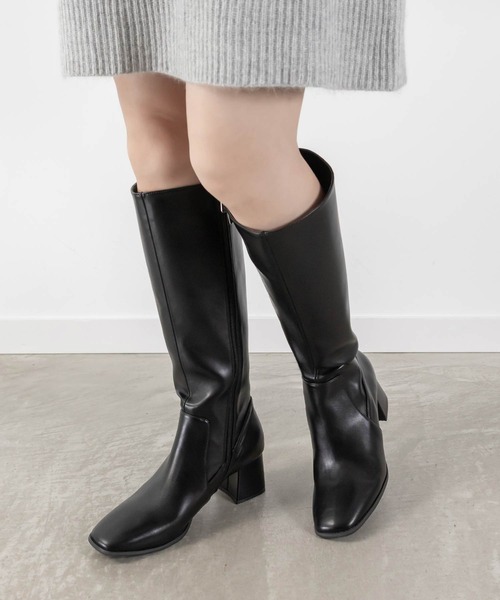 RANDA（ランダ） ブーツ 晴雨兼用 ベーシックロングブーツ レディース