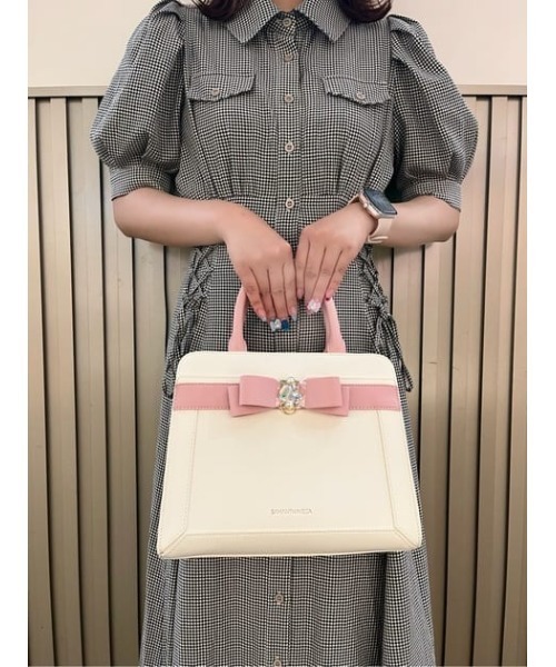 Samantha Vega（サマンサベガ） ハンドバッグ バイカラージュエル