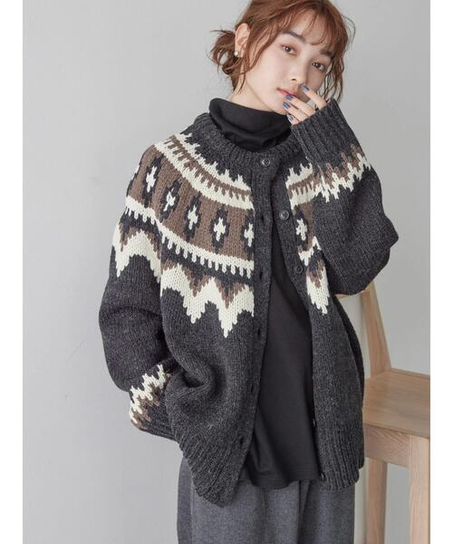 AMERICAN HOLIC（アメリカンホリック） カーディガン ノルディック柄