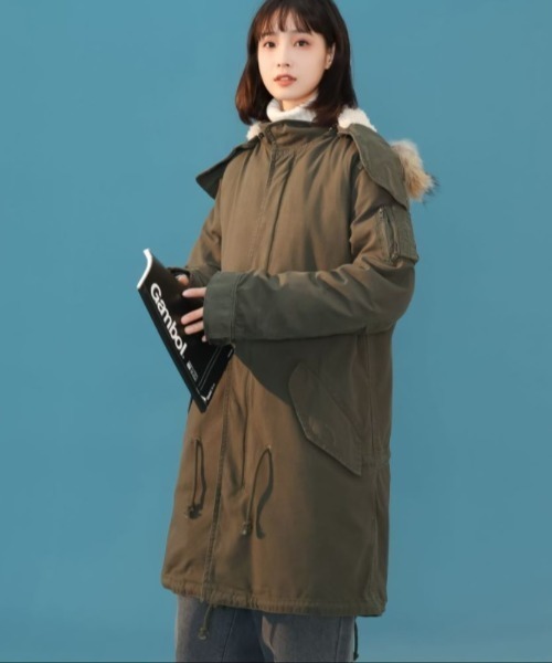 Mangrove（マングローブ） モッズコート コート 中綿ライナー取り外し